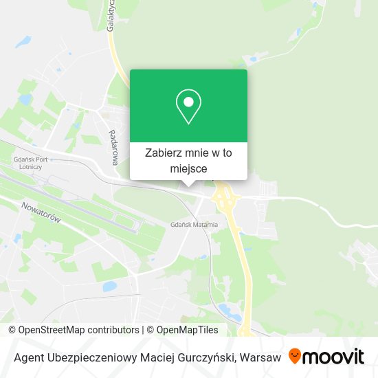 Mapa Agent Ubezpieczeniowy Maciej Gurczyński