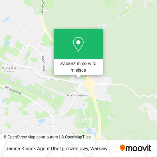 Mapa Janina Klusek Agent Ubezpieczeniowy