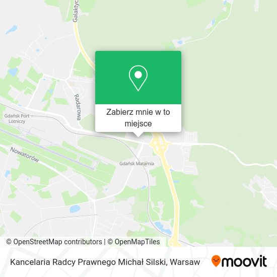 Mapa Kancelaria Radcy Prawnego Michał Silski