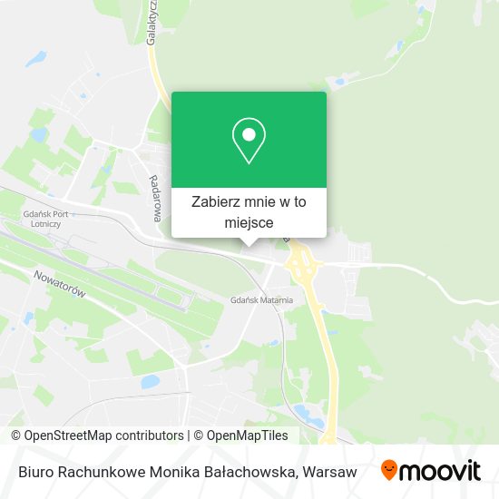 Mapa Biuro Rachunkowe Monika Bałachowska