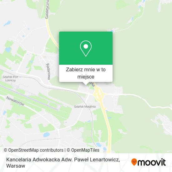 Mapa Kancelaria Adwokacka Adw. Paweł Lenartowicz