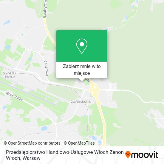 Mapa Przedsiębiorstwo Handlowo-Usługowe Włoch Zenon Włoch