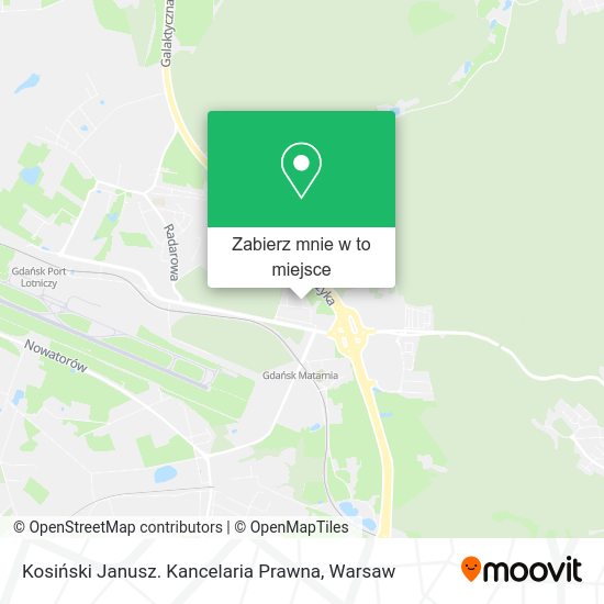 Mapa Kosiński Janusz. Kancelaria Prawna