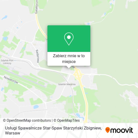 Mapa Usługi Spawalnicze Star-Spaw Starzyński Zbigniew