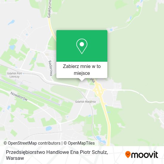 Mapa Przedsiębiorstwo Handlowe Ena Piotr Schulz