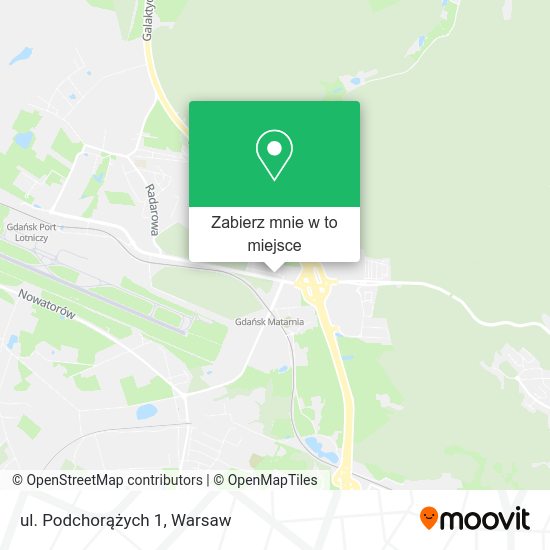 Mapa ul. Podchorążych 1