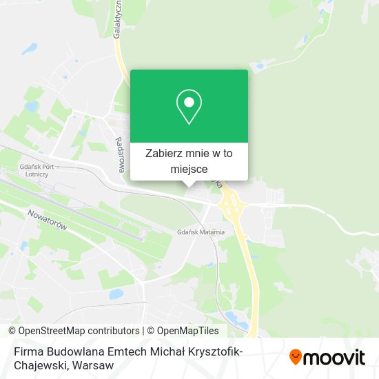 Mapa Firma Budowlana Emtech Michał Krysztofik-Chajewski