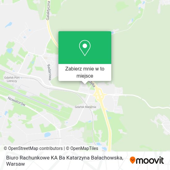 Mapa Biuro Rachunkowe KA Ba Katarzyna Bałachowska