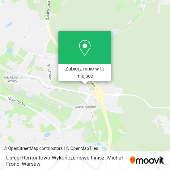 Mapa Usługi Remontowo-Wykończeniowe Finisz. Michał Fronc