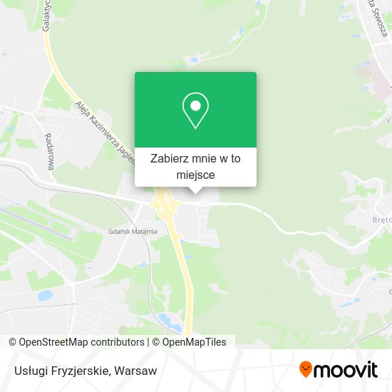 Mapa Usługi Fryzjerskie