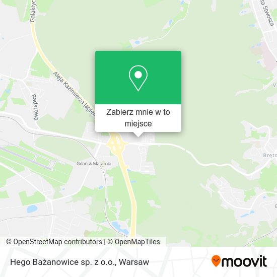 Mapa Hego Bażanowice sp. z o.o.