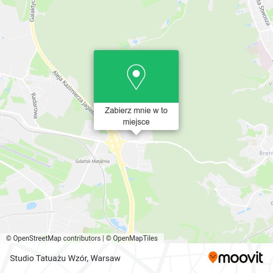 Mapa Studio Tatuażu Wzór