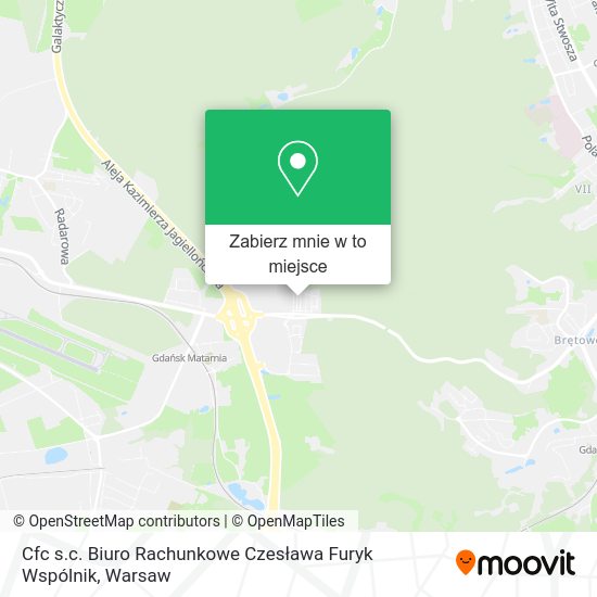 Mapa Cfc s.c. Biuro Rachunkowe Czesława Furyk Wspólnik