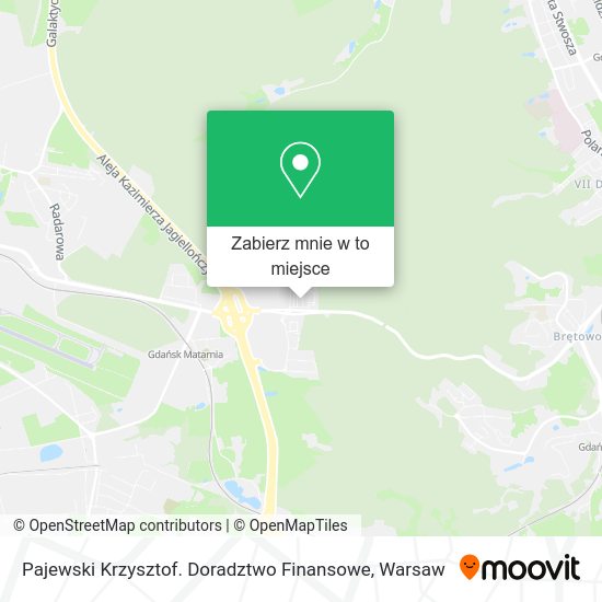 Mapa Pajewski Krzysztof. Doradztwo Finansowe