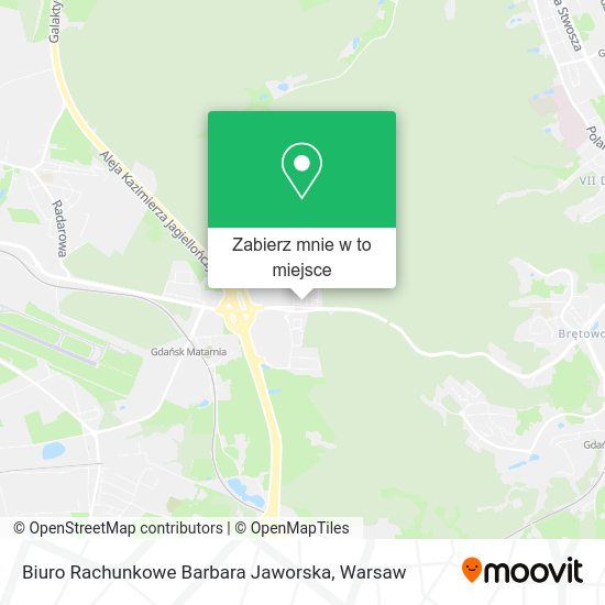 Mapa Biuro Rachunkowe Barbara Jaworska