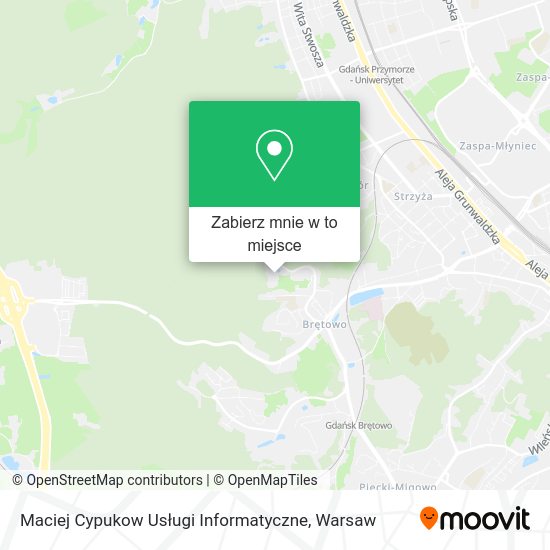 Mapa Maciej Cypukow Usługi Informatyczne