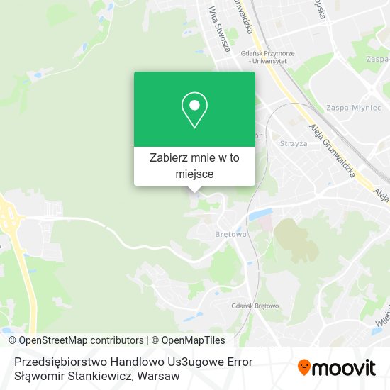 Mapa Przedsiębiorstwo Handlowo Us3ugowe Error Słąwomir Stankiewicz