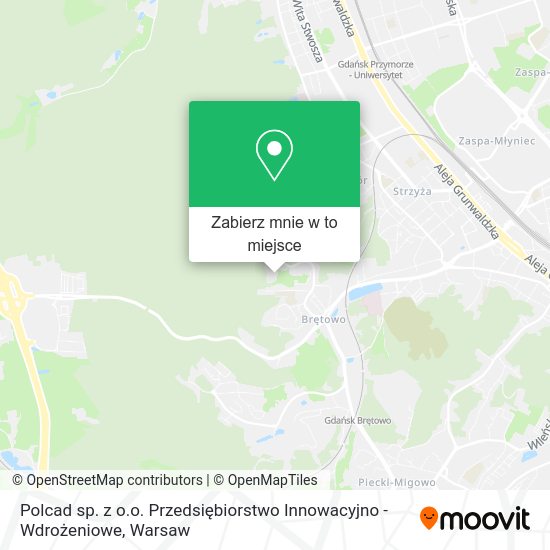 Mapa Polcad sp. z o.o. Przedsiębiorstwo Innowacyjno - Wdrożeniowe