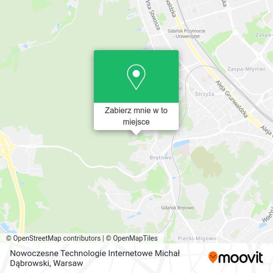 Mapa Nowoczesne Technologie Internetowe Michał Dąbrowski