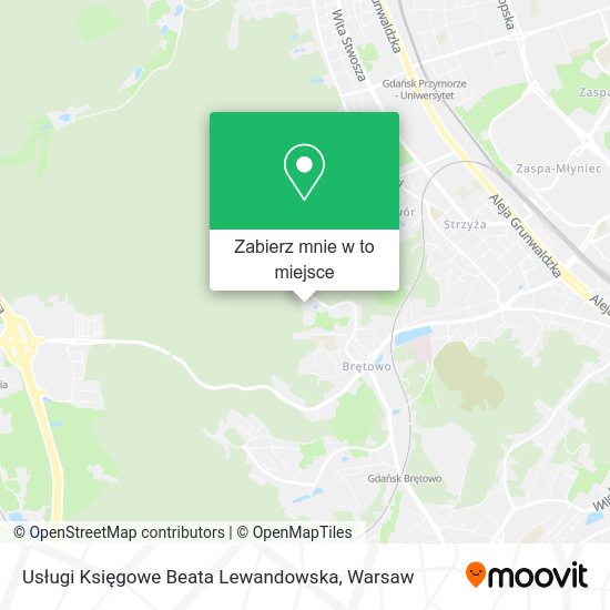 Mapa Usługi Księgowe Beata Lewandowska