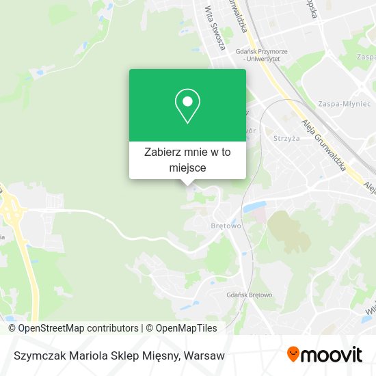 Mapa Szymczak Mariola Sklep Mięsny