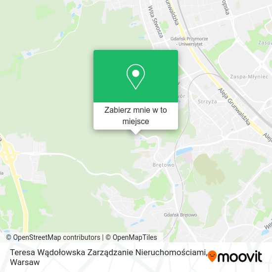 Mapa Teresa Wądołowska Zarządzanie Nieruchomościami