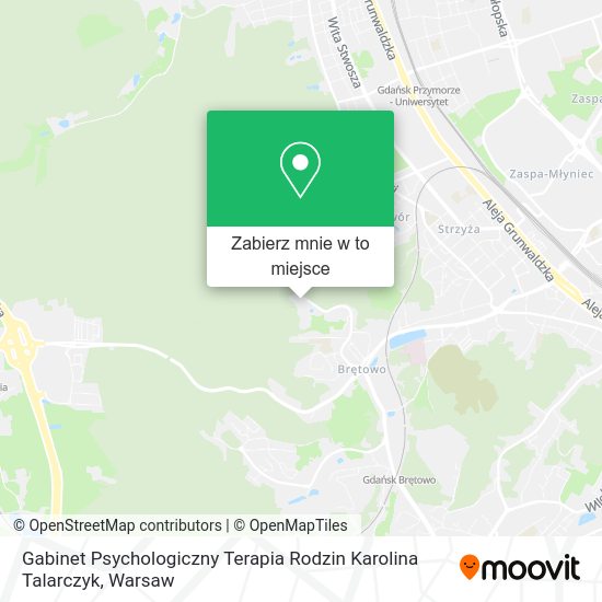 Mapa Gabinet Psychologiczny Terapia Rodzin Karolina Talarczyk