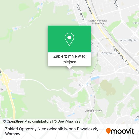 Mapa Zaklad Optyczny Niedzwiednik Iwona Pawelczyk