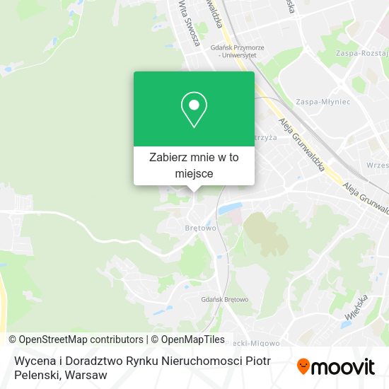 Mapa Wycena i Doradztwo Rynku Nieruchomosci Piotr Pelenski