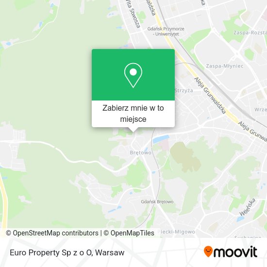 Mapa Euro Property Sp z o O