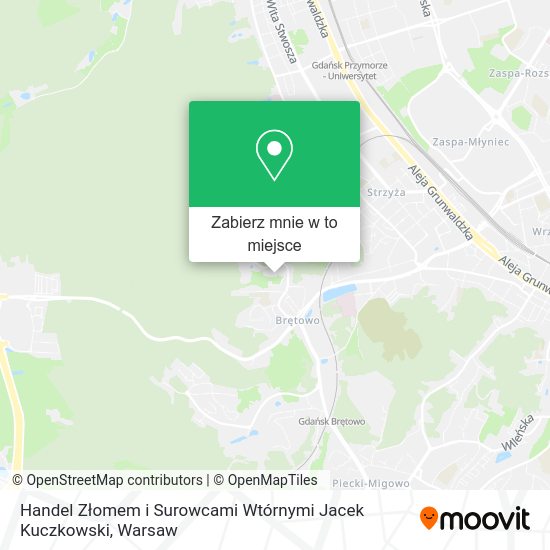 Mapa Handel Złomem i Surowcami Wtórnymi Jacek Kuczkowski