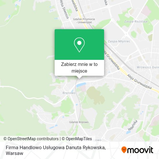 Mapa Firma Handlowo Usługowa Danuta Rykowska