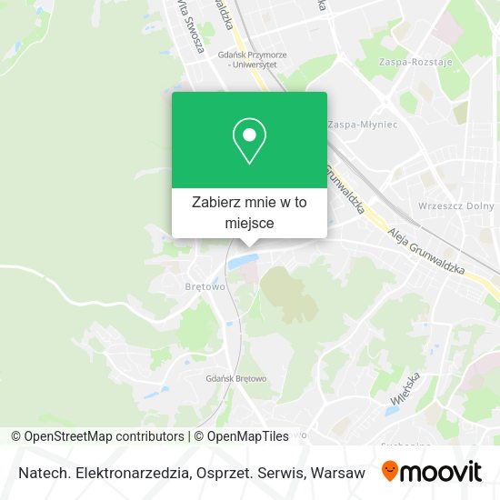 Mapa Natech. Elektronarzedzia, Osprzet. Serwis