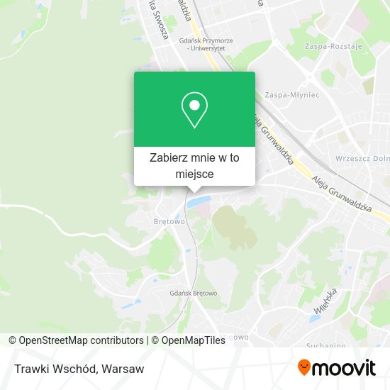 Mapa Trawki Wschód