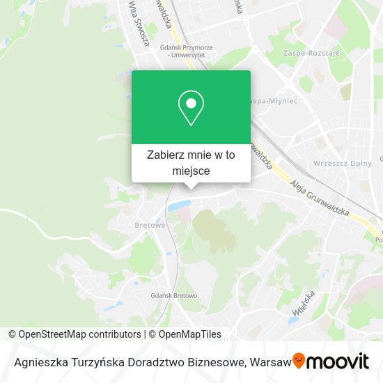 Mapa Agnieszka Turzyńska Doradztwo Biznesowe