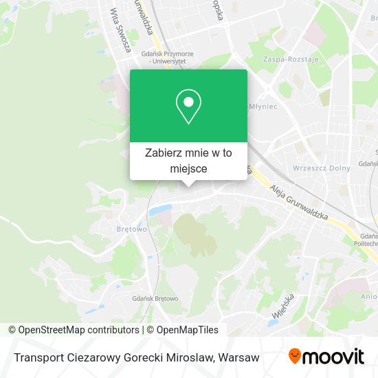 Mapa Transport Ciezarowy Gorecki Miroslaw