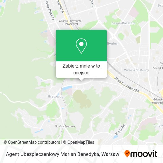 Mapa Agent Ubezpieczeniowy Marian Benedyka