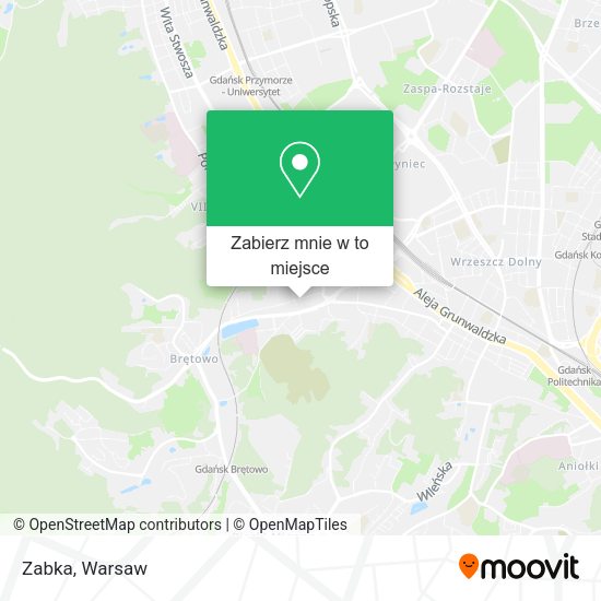 Mapa Zabka