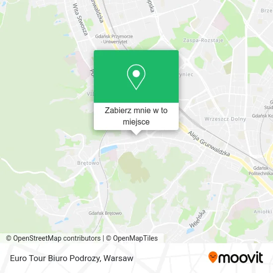 Mapa Euro Tour Biuro Podrozy