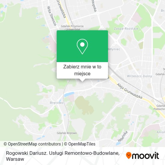 Mapa Rogowski Dariusz. Usługi Remontowo-Budowlane