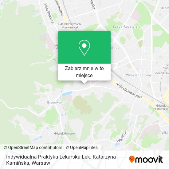 Mapa Indywidualna Praktyka Lekarska Lek. Katarzyna Kamińska