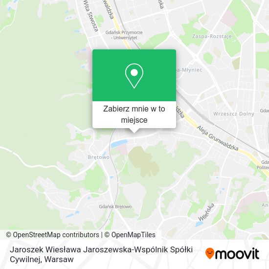 Mapa Jaroszek Wiesława Jaroszewska-Wspólnik Spółki Cywilnej