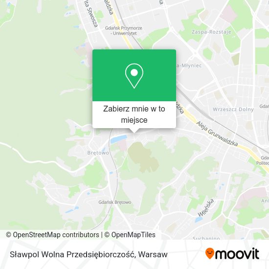 Mapa Sławpol Wolna Przedsiębiorczość