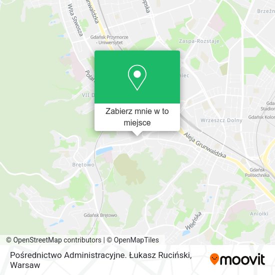 Mapa Pośrednictwo Administracyjne. Łukasz Ruciński