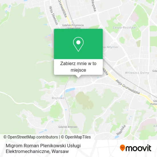 Mapa Migrom Roman Plenikowski Usługi Elektromechaniczne