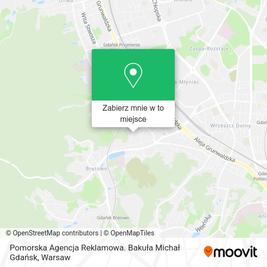 Mapa Pomorska Agencja Reklamowa. Bakuła Michał Gdańsk