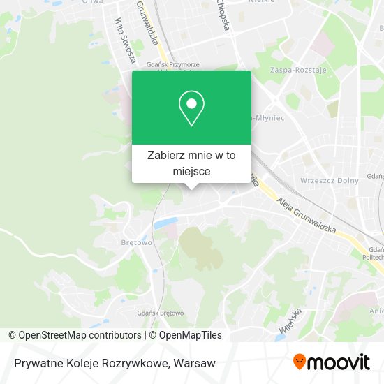 Mapa Prywatne Koleje Rozrywkowe