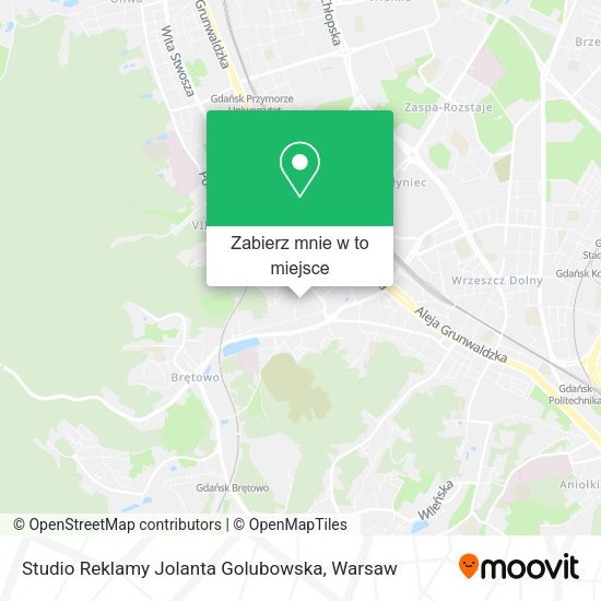 Mapa Studio Reklamy Jolanta Golubowska