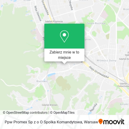 Mapa Ppw Promex Sp z o O Spolka Komandytowa