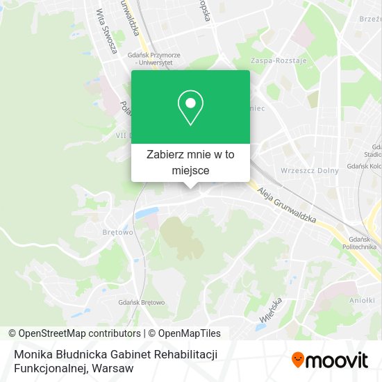 Mapa Monika Błudnicka Gabinet Rehabilitacji Funkcjonalnej